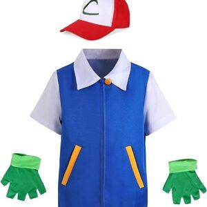Ash Pokémon Trainer Halloween Costume Size 6-8